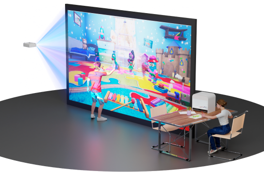 Интерактивная стена раскраски 