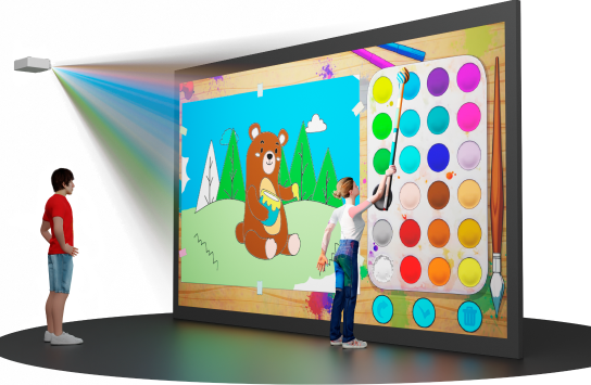 Интерактивная стена-раскраска