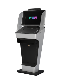 Напольный сервисный терминал с функцией сканирования документов